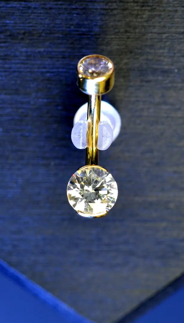 18k Anatometal Navel Curve